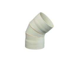 PVC UG Bend 160mm x 45° Fabricated Background Removed Large